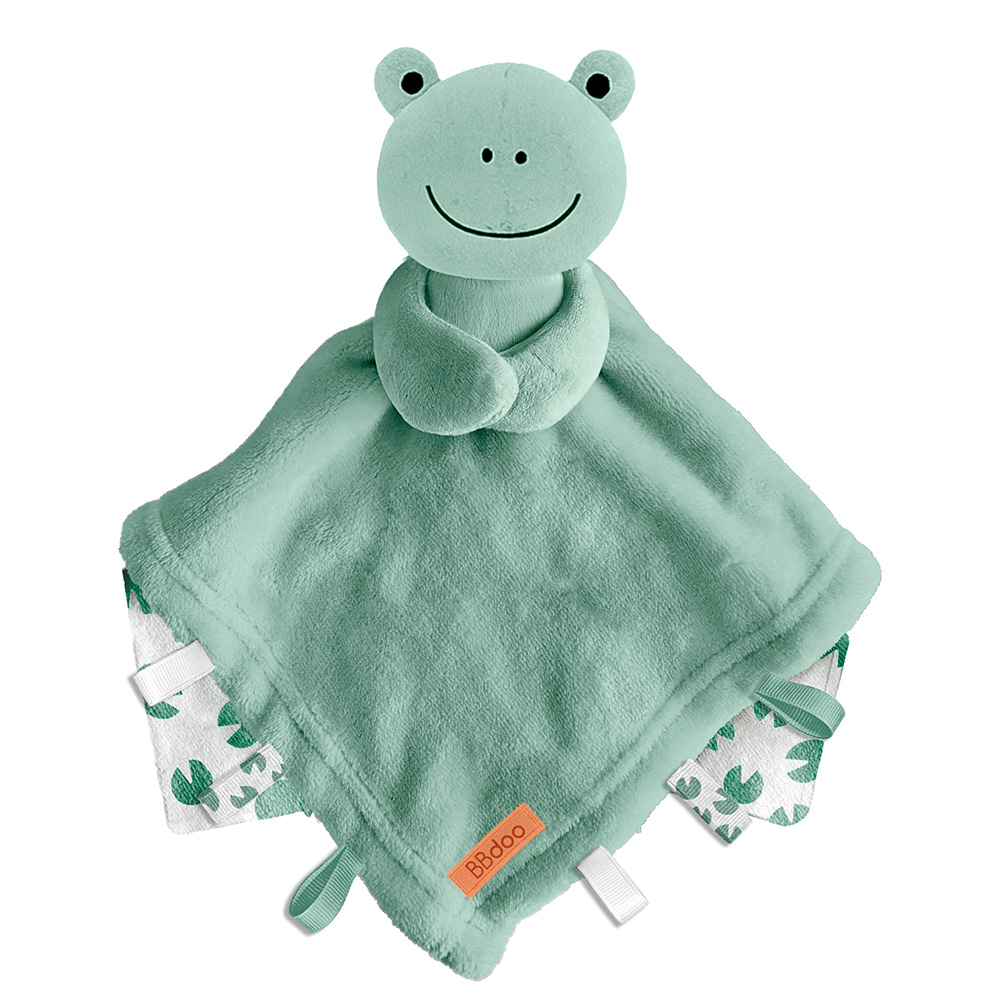 Image Doudou pour bébé - Grenouille verte